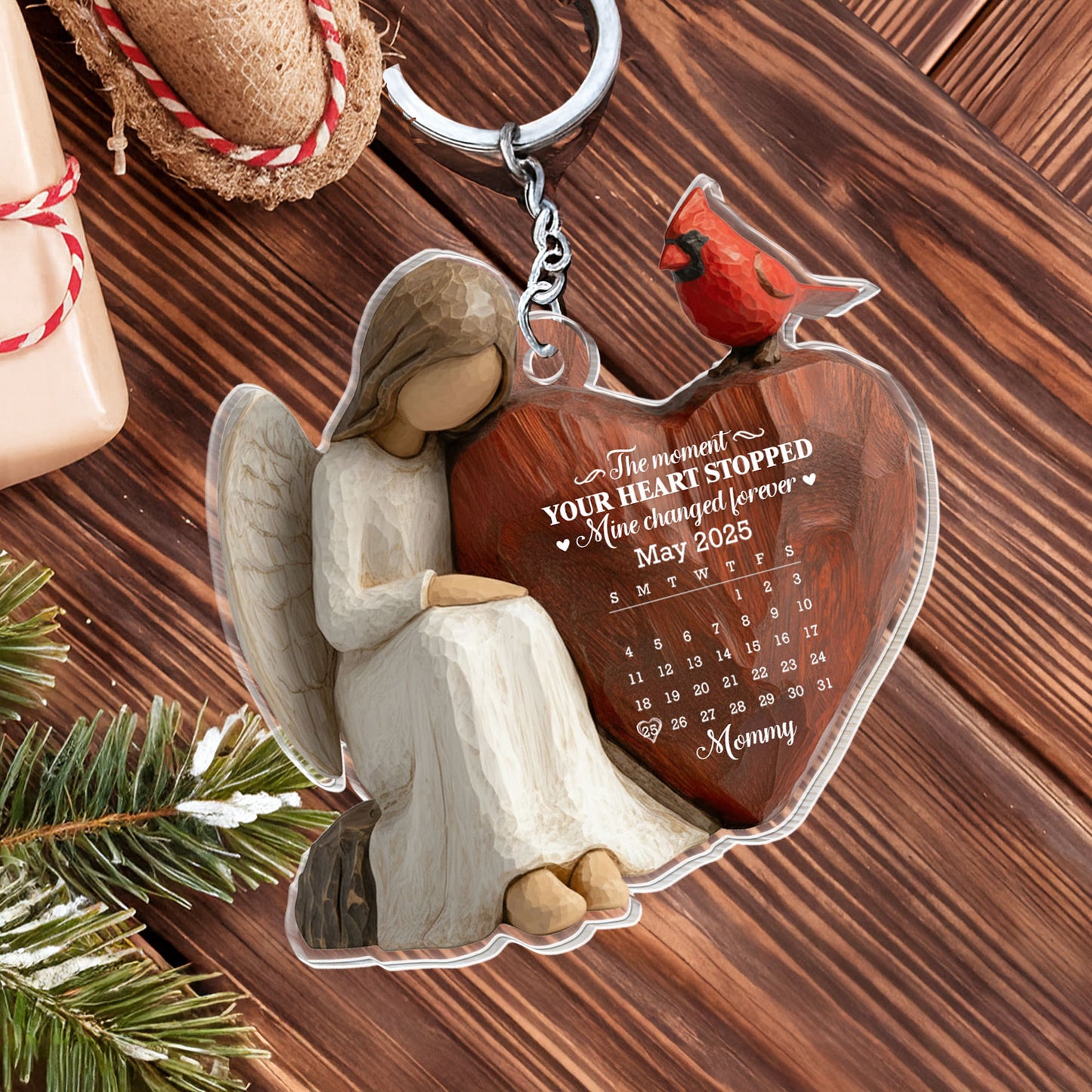 The Moment Your Heart Stopped, Angel And Cardinal Bird Design