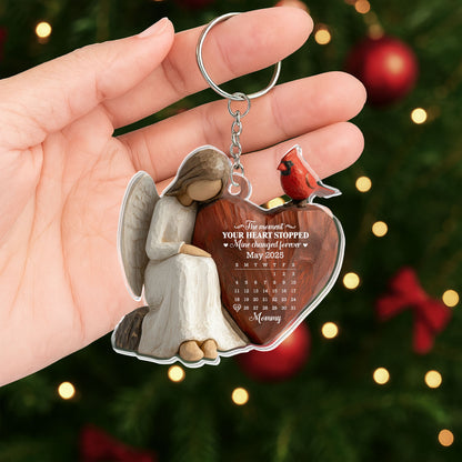 The Moment Your Heart Stopped, Angel And Cardinal Bird Design