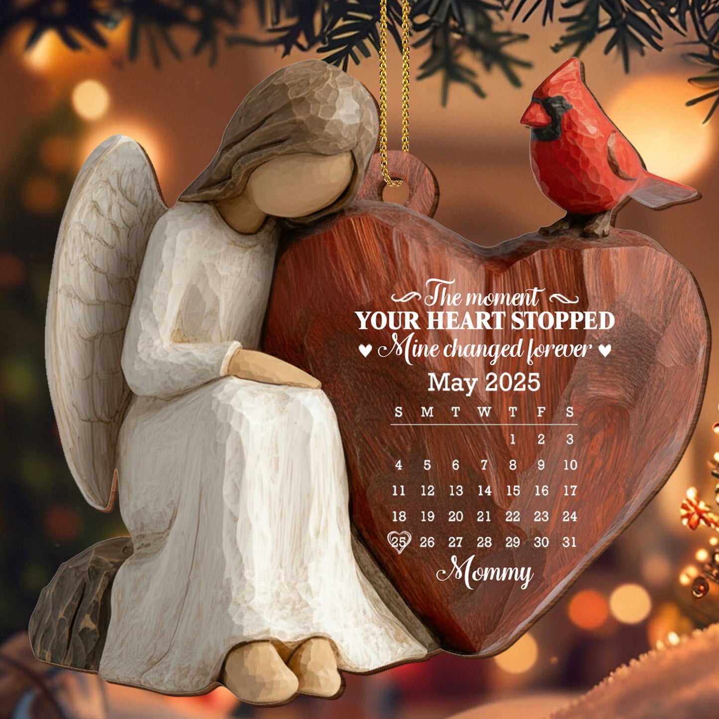 The Moment Your Heart Stopped, Angel Holding Heart