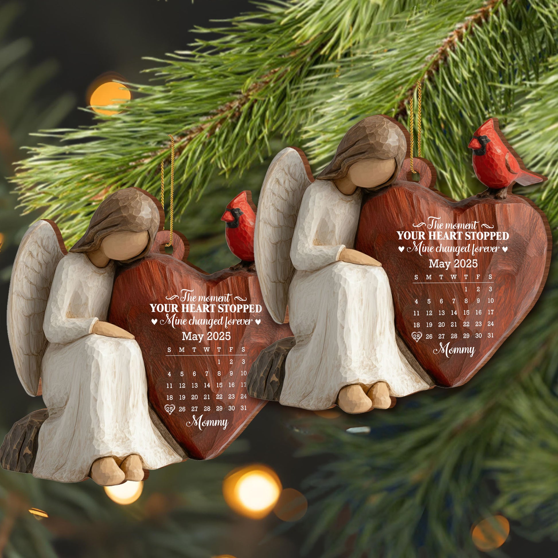 The Moment Your Heart Stopped, Angel Holding Heart