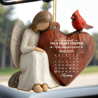 The Moment Your Heart Stopped, Angel Holding Heart