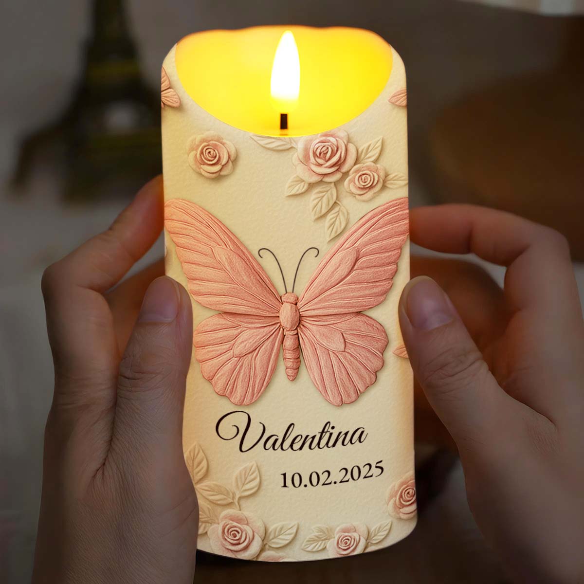 In Loving Memory Forever In Our Hearts Butterfly And Roses