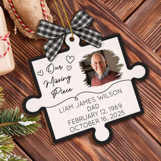 Our Missing Piece With Puzzle Piece Design