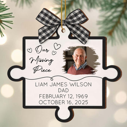 Our Missing Piece With Puzzle Piece Design