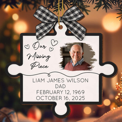 Our Missing Piece With Puzzle Piece Design