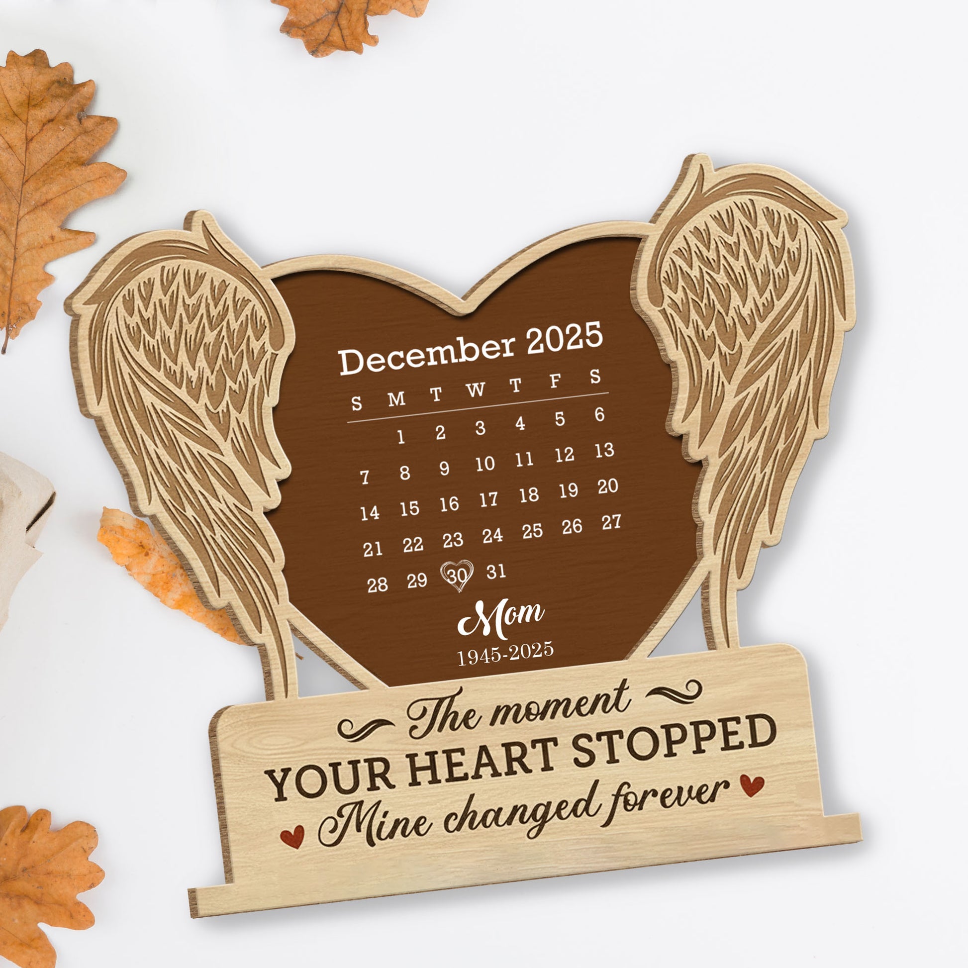 The Moment Your Heart Stopped, Angel Wings and Calendar