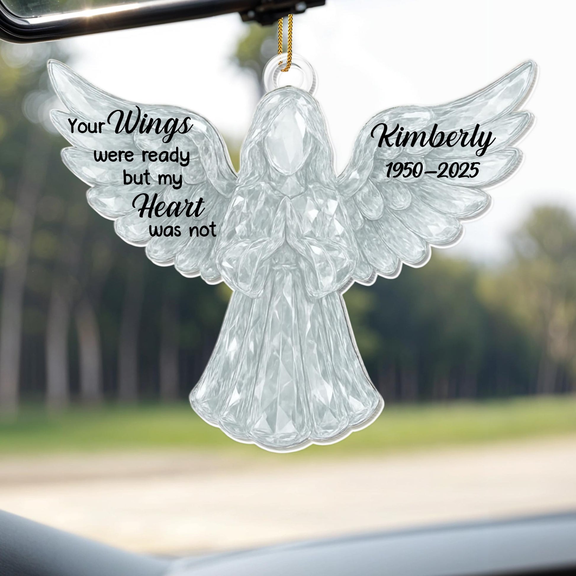 Your Wings Were Ready But My Heart Was Not Angel Ornament