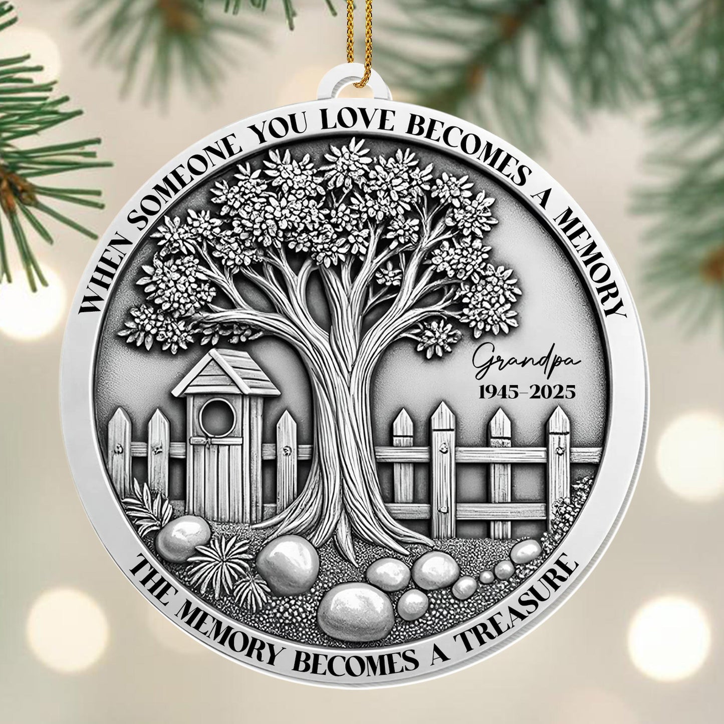 When Someone You Love Becomes A Memory, Tree And Birdhouse Design