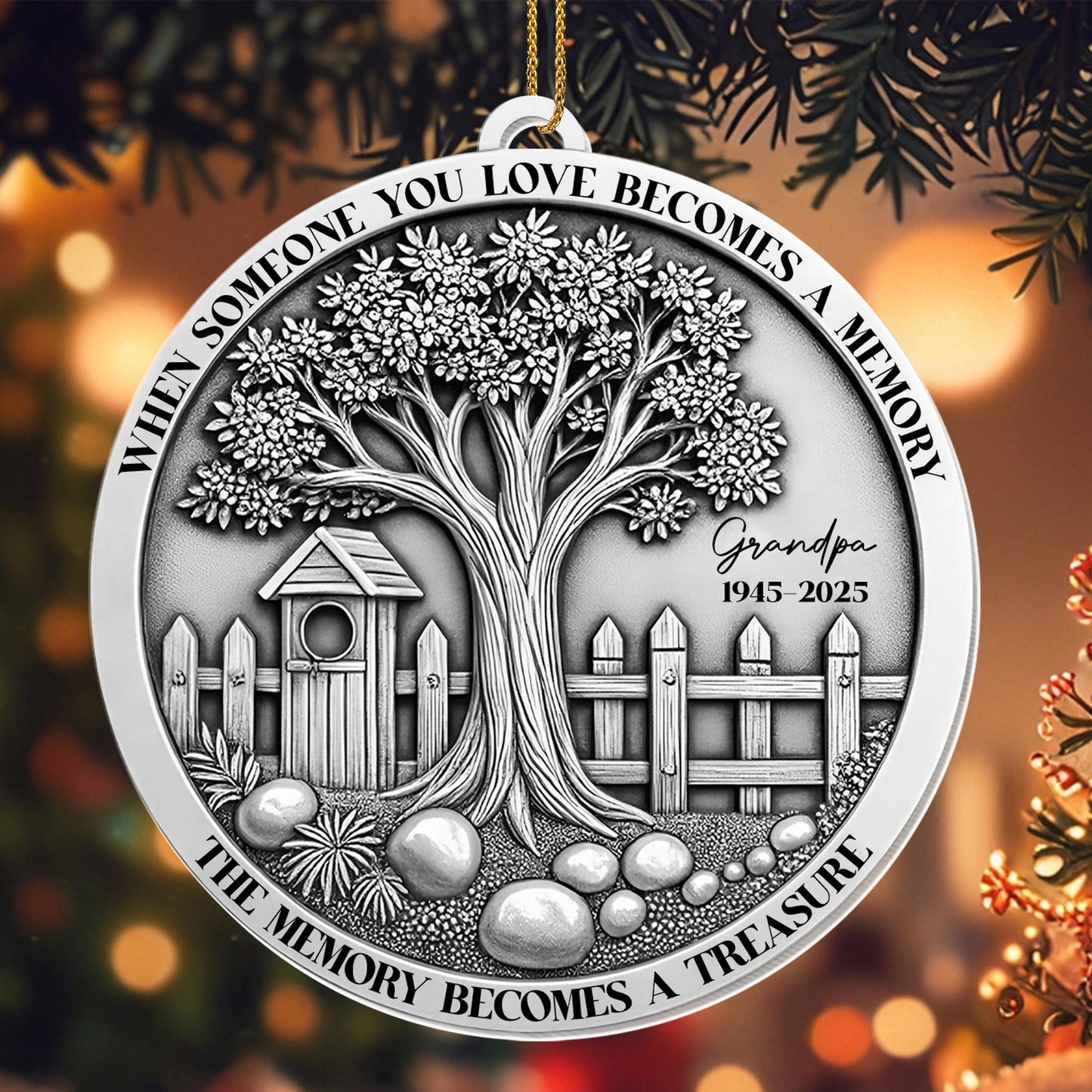 When Someone You Love Becomes A Memory, Tree And Birdhouse Design