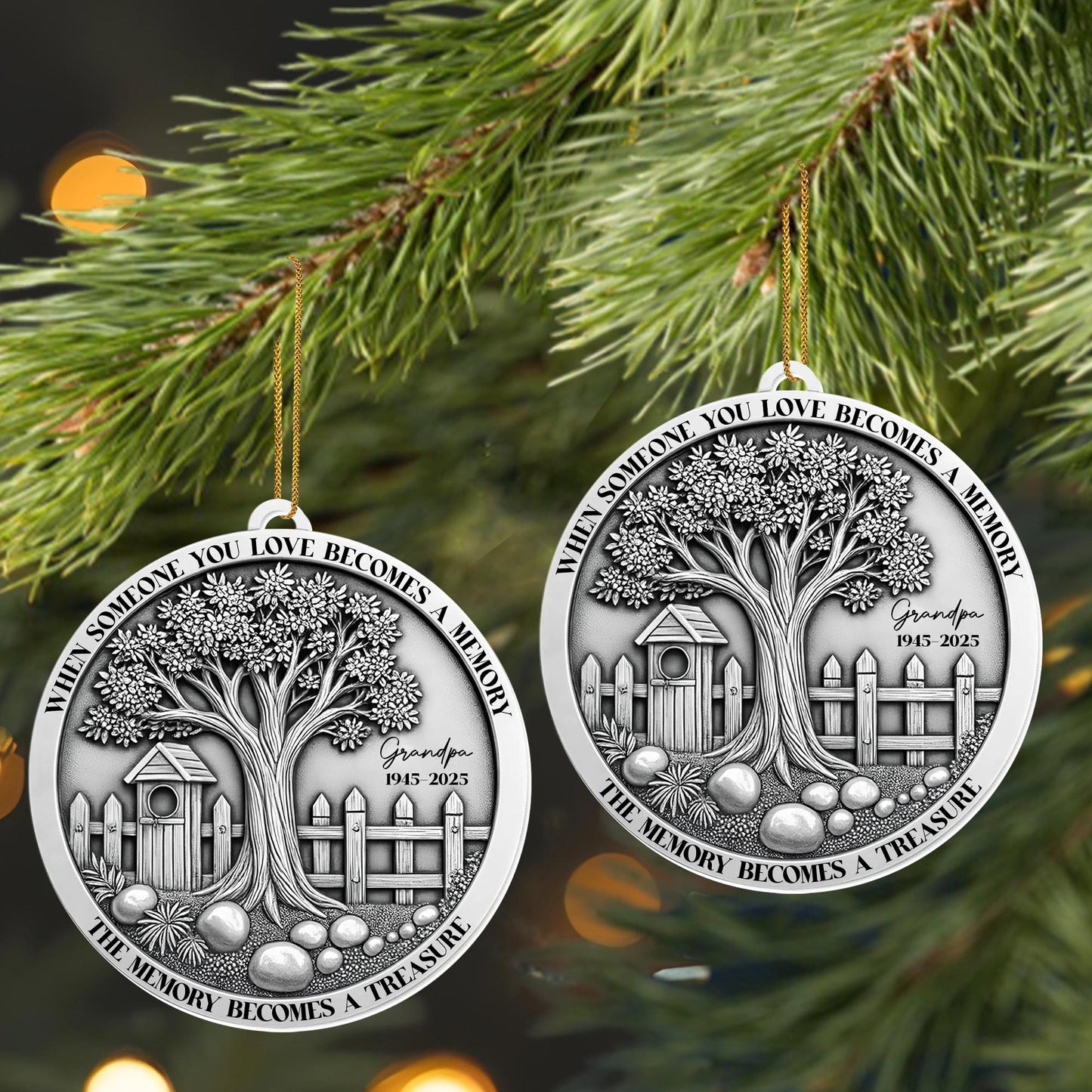 When Someone You Love Becomes A Memory, Tree And Birdhouse Design