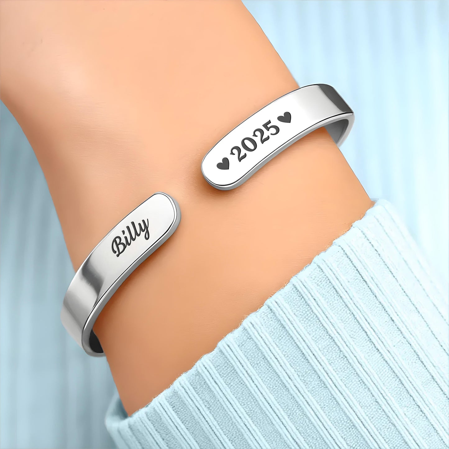 I Will Hold You in My Heart, Heart and Heaven Message Bracelet