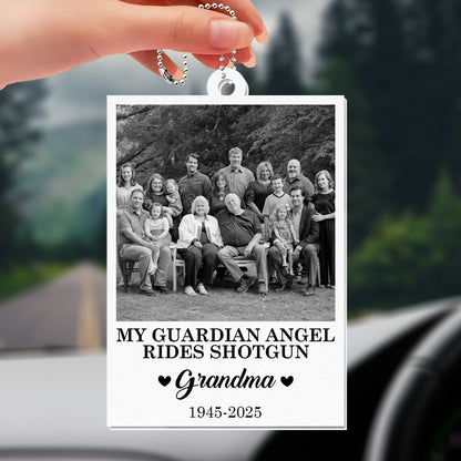 My Guardian Angel Rides Shotgun With Family Portrait