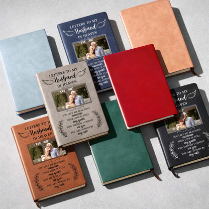 Letters To My Husband In Heaven, Wings, Leaves, Photo Frame