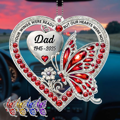 Your Wings Were Ready But Our Hearts Were Not, Butterfly Heart Design