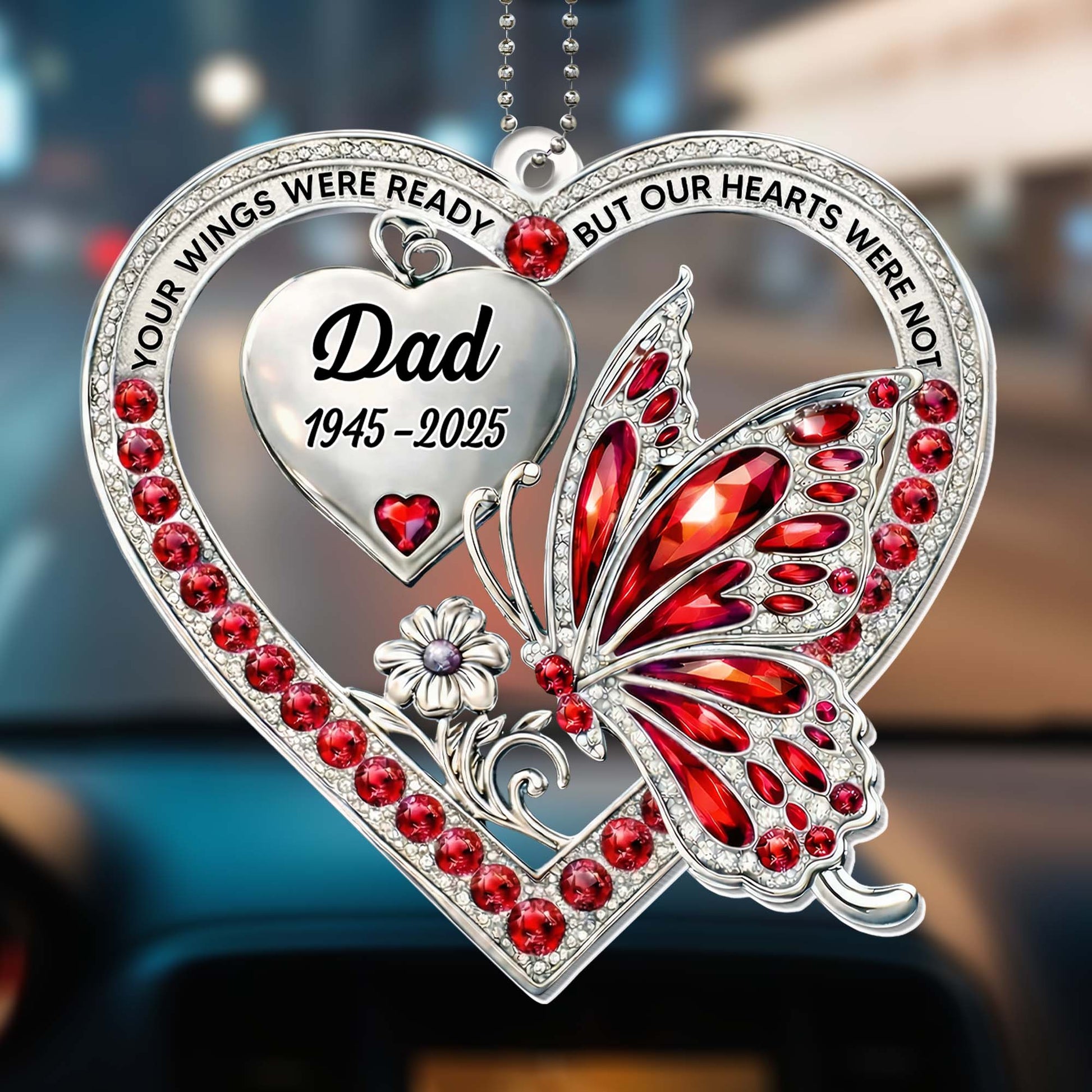 Your Wings Were Ready But Our Hearts Were Not, Butterfly Heart Design