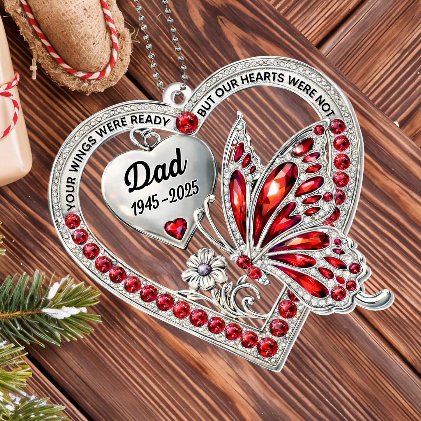 Your Wings Were Ready But Our Hearts Were Not, Butterfly Heart Design