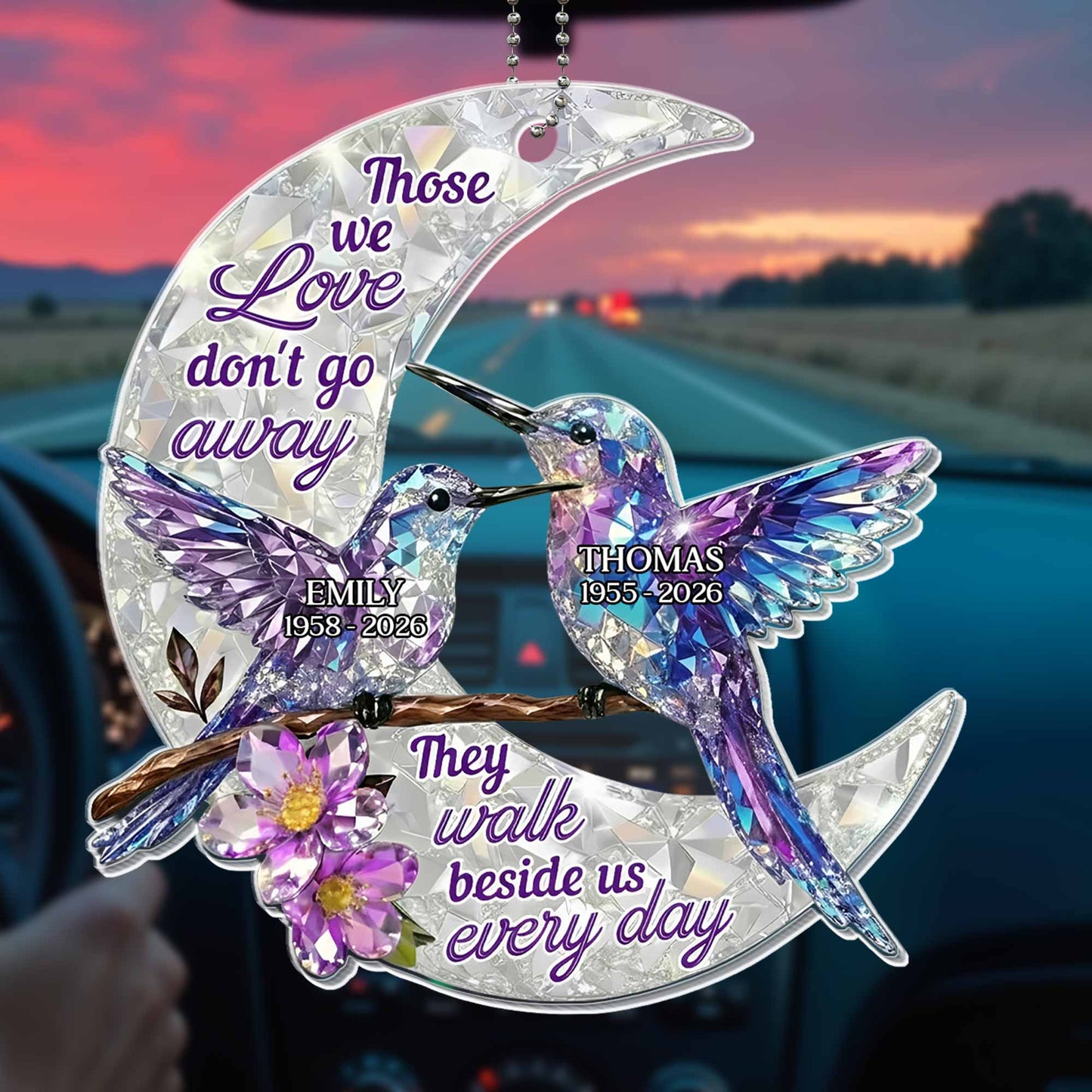 Those We Love Don’t Go Away, Hummingbird And Moon Design