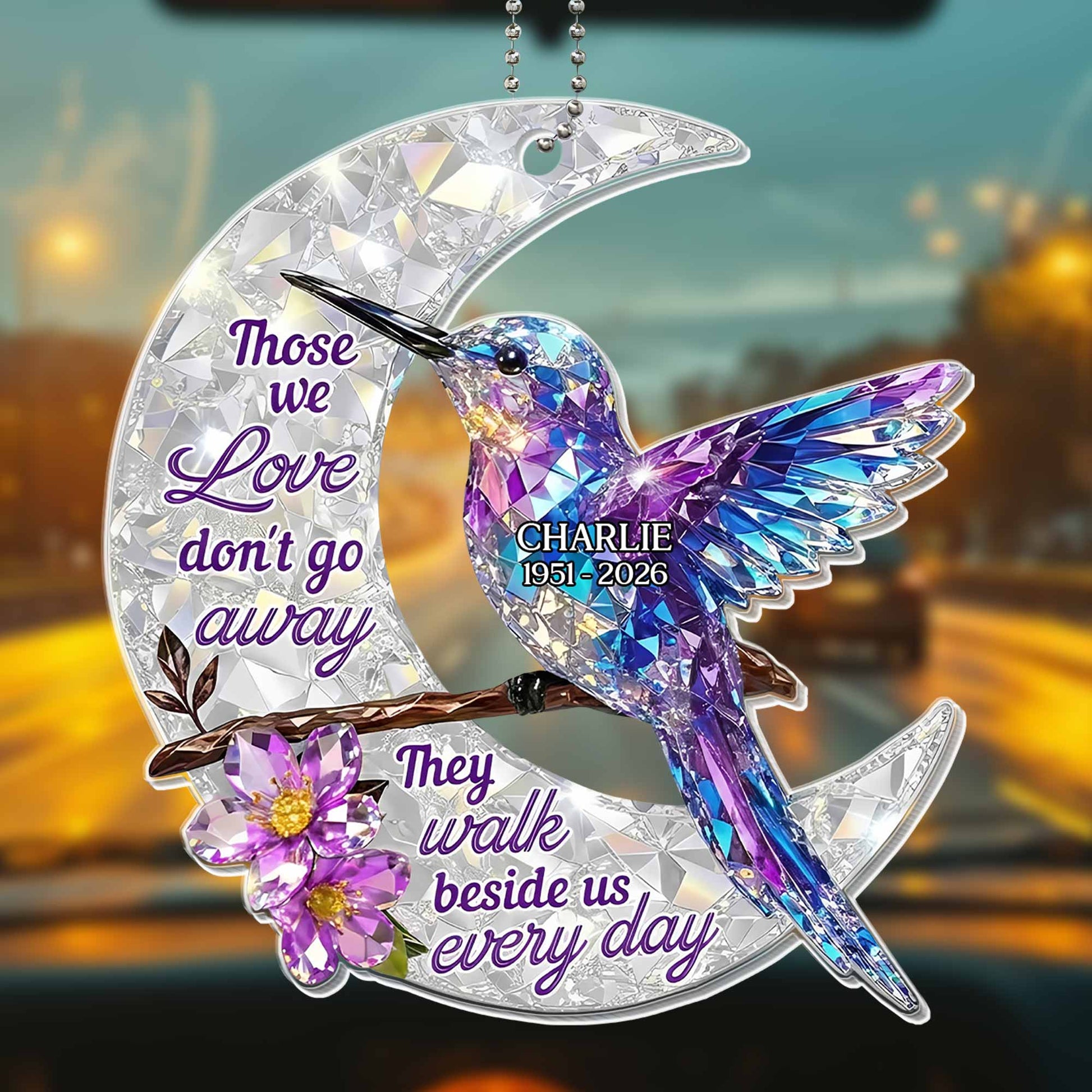 Those We Love Don’t Go Away, Hummingbird And Moon Design