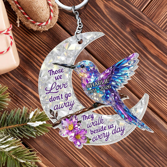 Those We Love Don't Go Away, Hummingbird and Moon Design