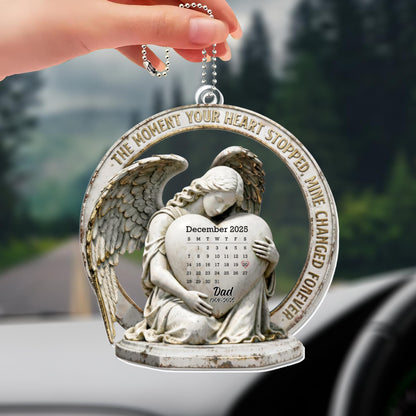 The Moment Your Heart Stopped, Angel And Calendar Design