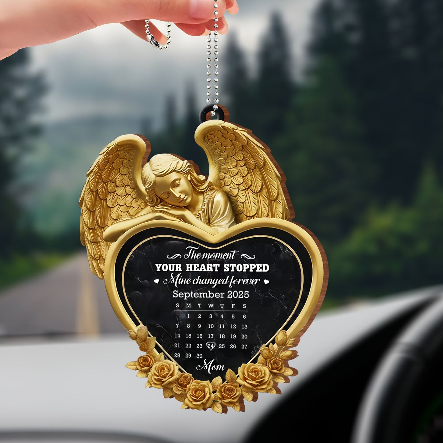 The Moment Your Heart Stopped, Angel And Roses Design