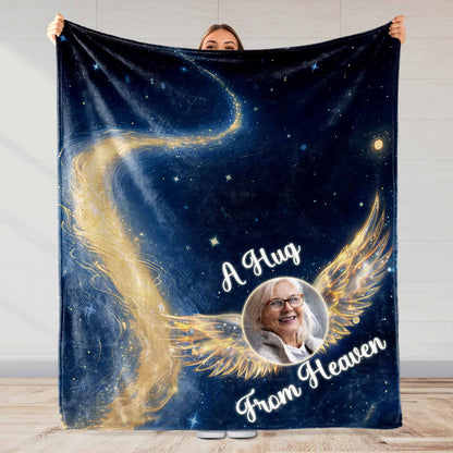 A Hug From Heaven With Stars And Wings