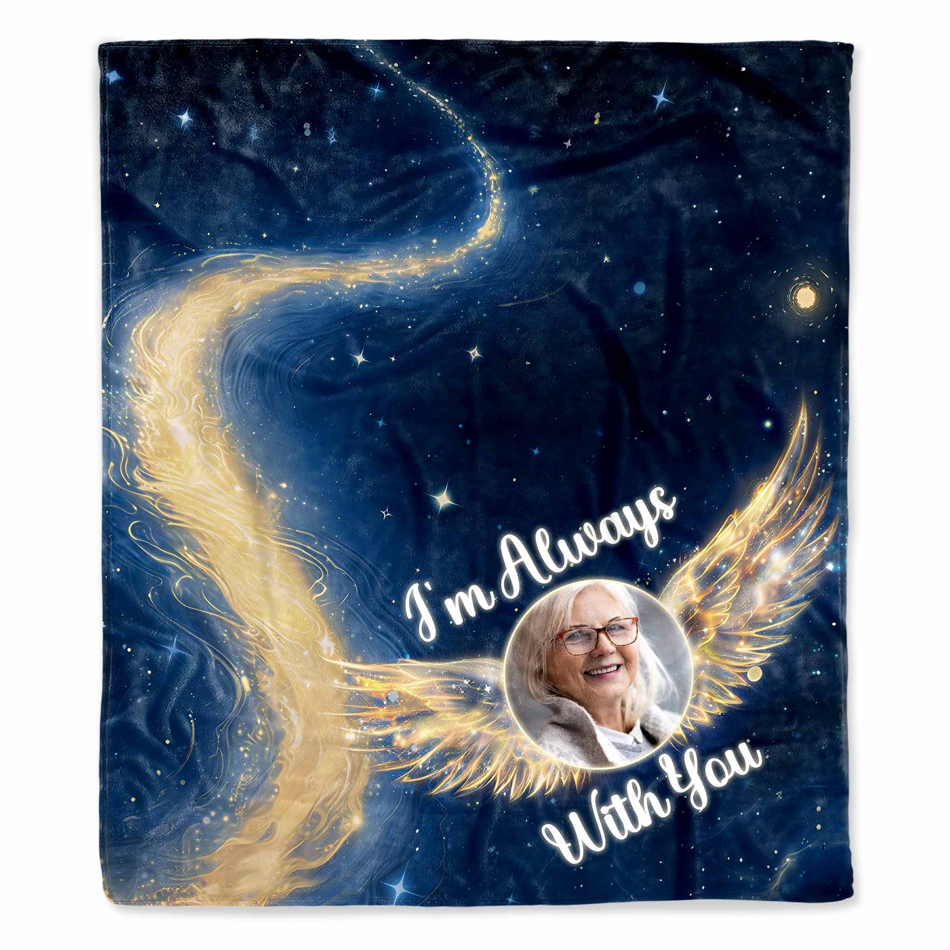 A Hug From Heaven With Stars And Wings