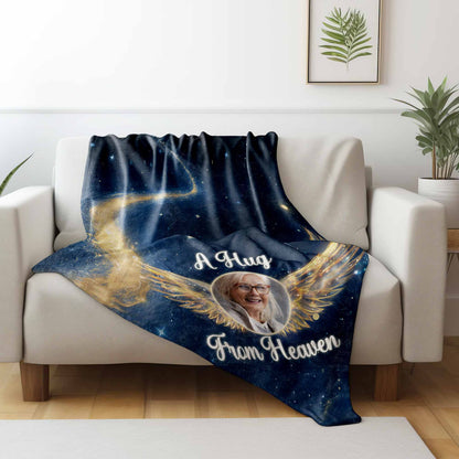 A Hug From Heaven With Stars And Wings