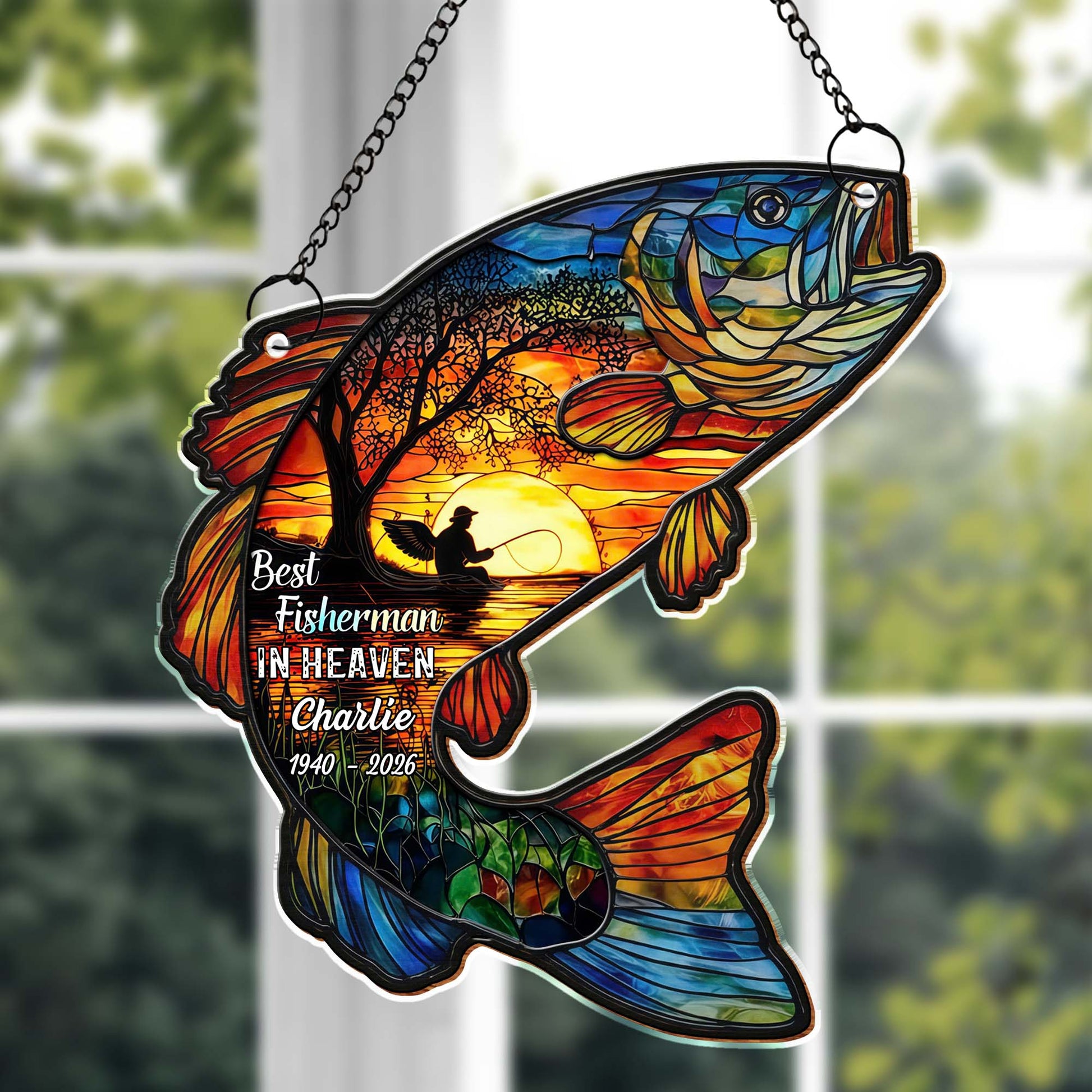 Best Fisherman In Heaven, Fisherman Fish Design