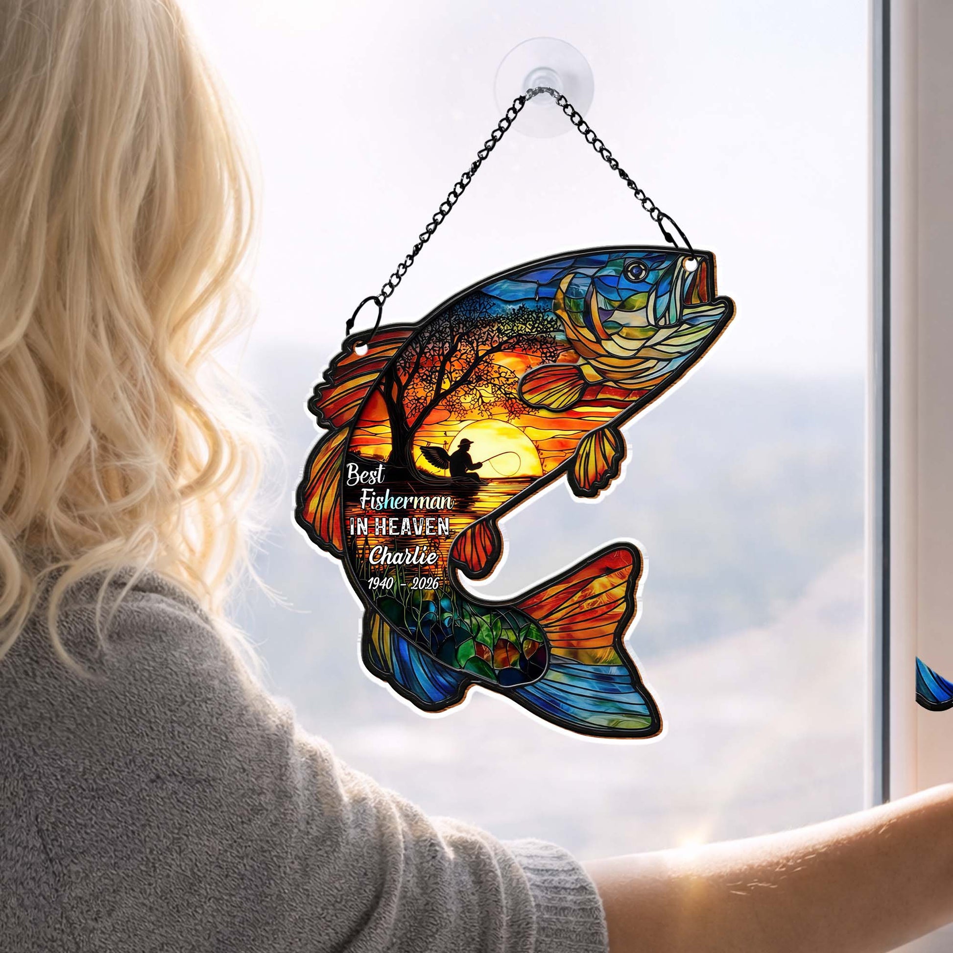 Best Fisherman In Heaven, Fisherman Fish Design