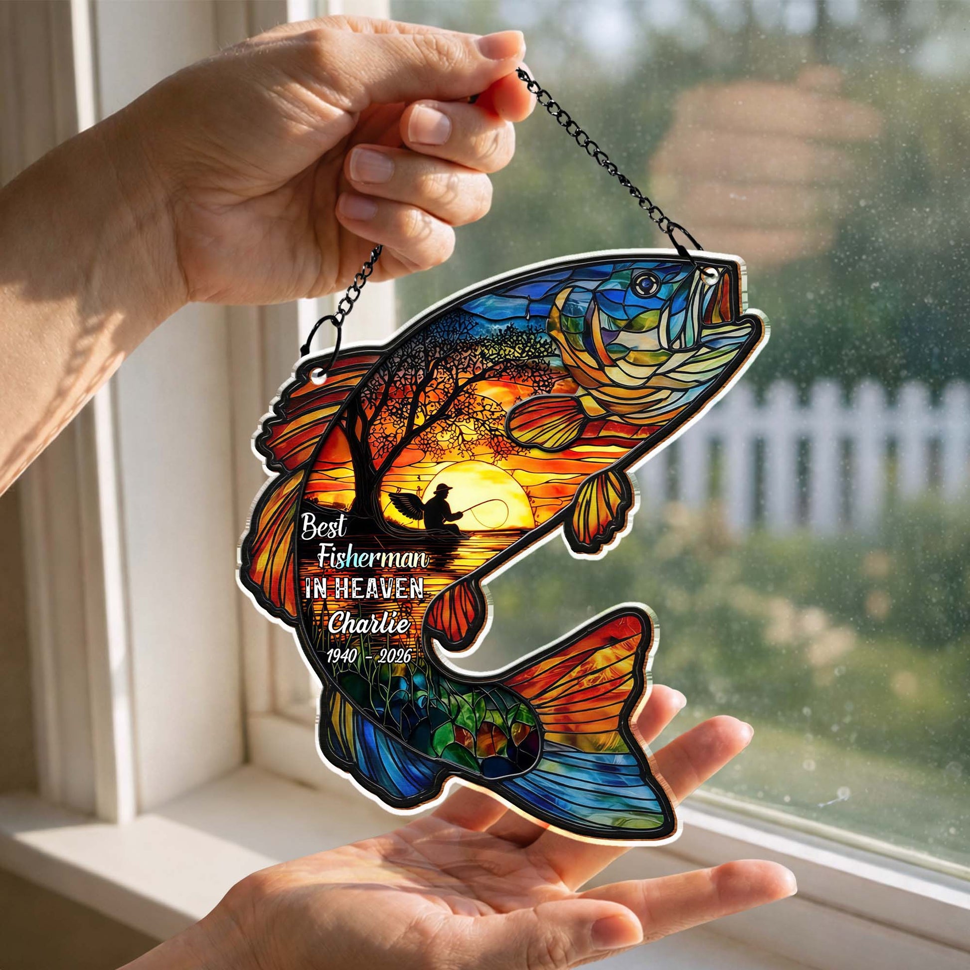 Best Fisherman In Heaven, Fisherman Fish Design