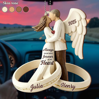 Always On My Mind Forever In My Heart, Couple With Angel Wings