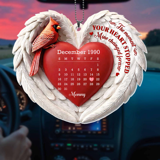 The Moment Your Heart Stopped, Cardinal And Heart Design