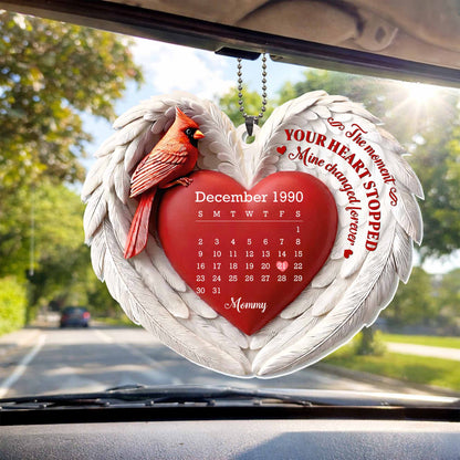 The Moment Your Heart Stopped, Cardinal And Heart Design