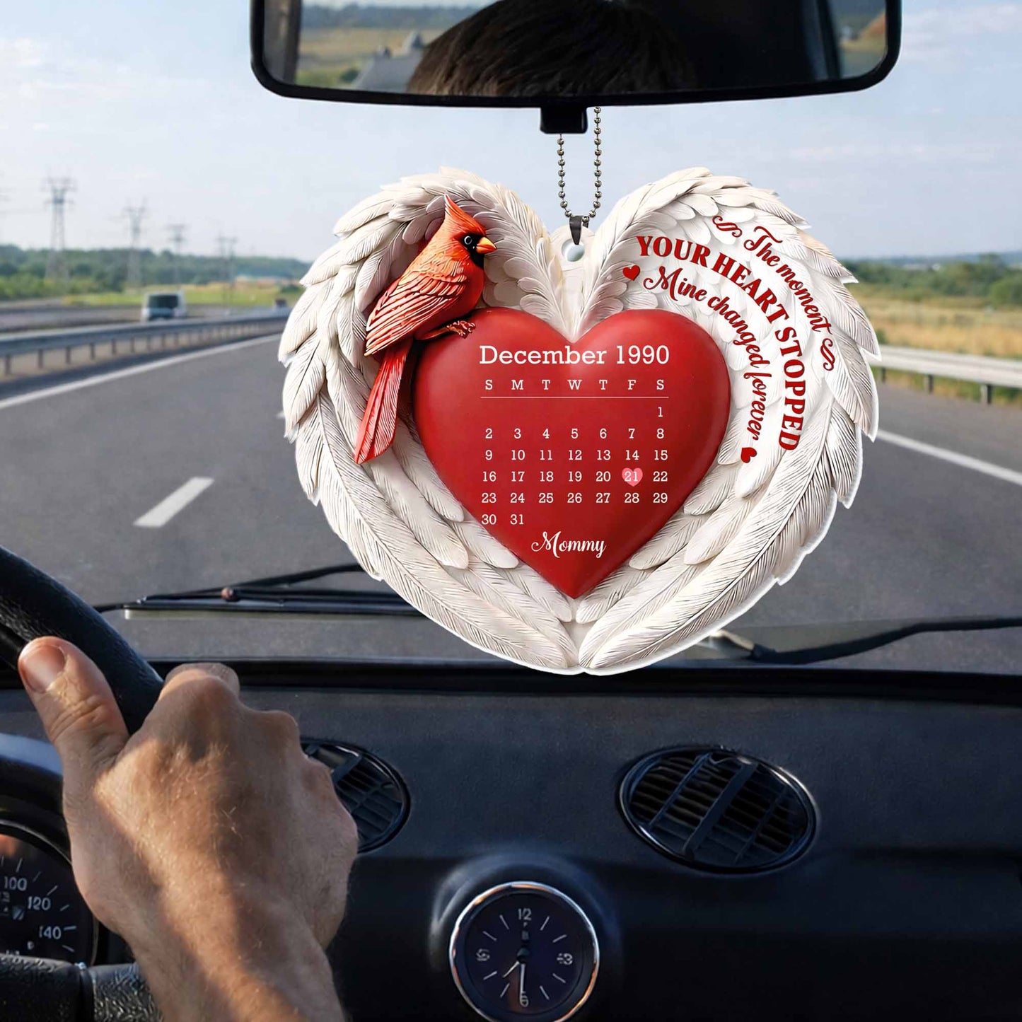 The Moment Your Heart Stopped, Cardinal And Heart Design