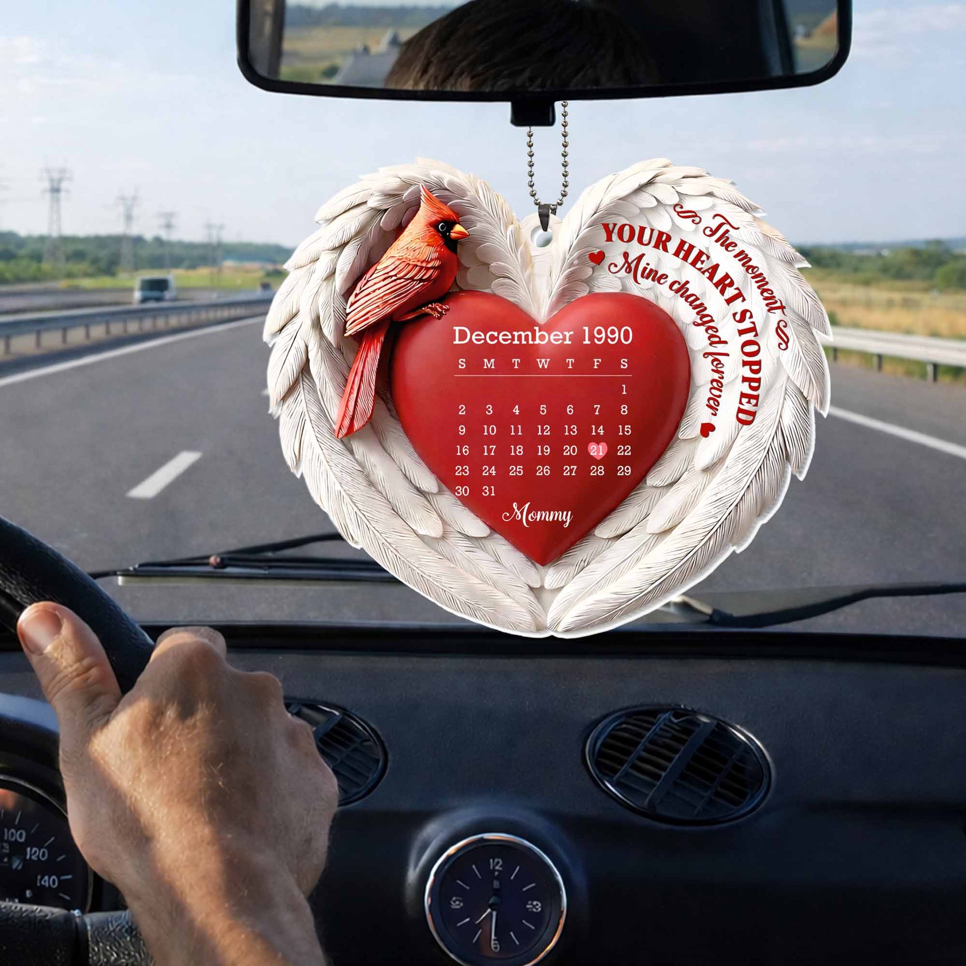 The Moment Your Heart Stopped, Cardinal And Heart Design