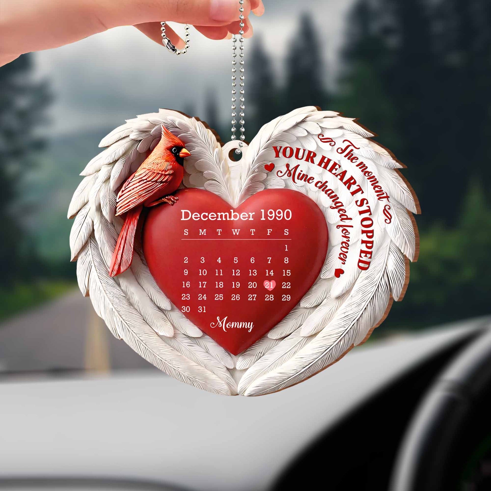 The Moment Your Heart Stopped, Wings and Heart Design