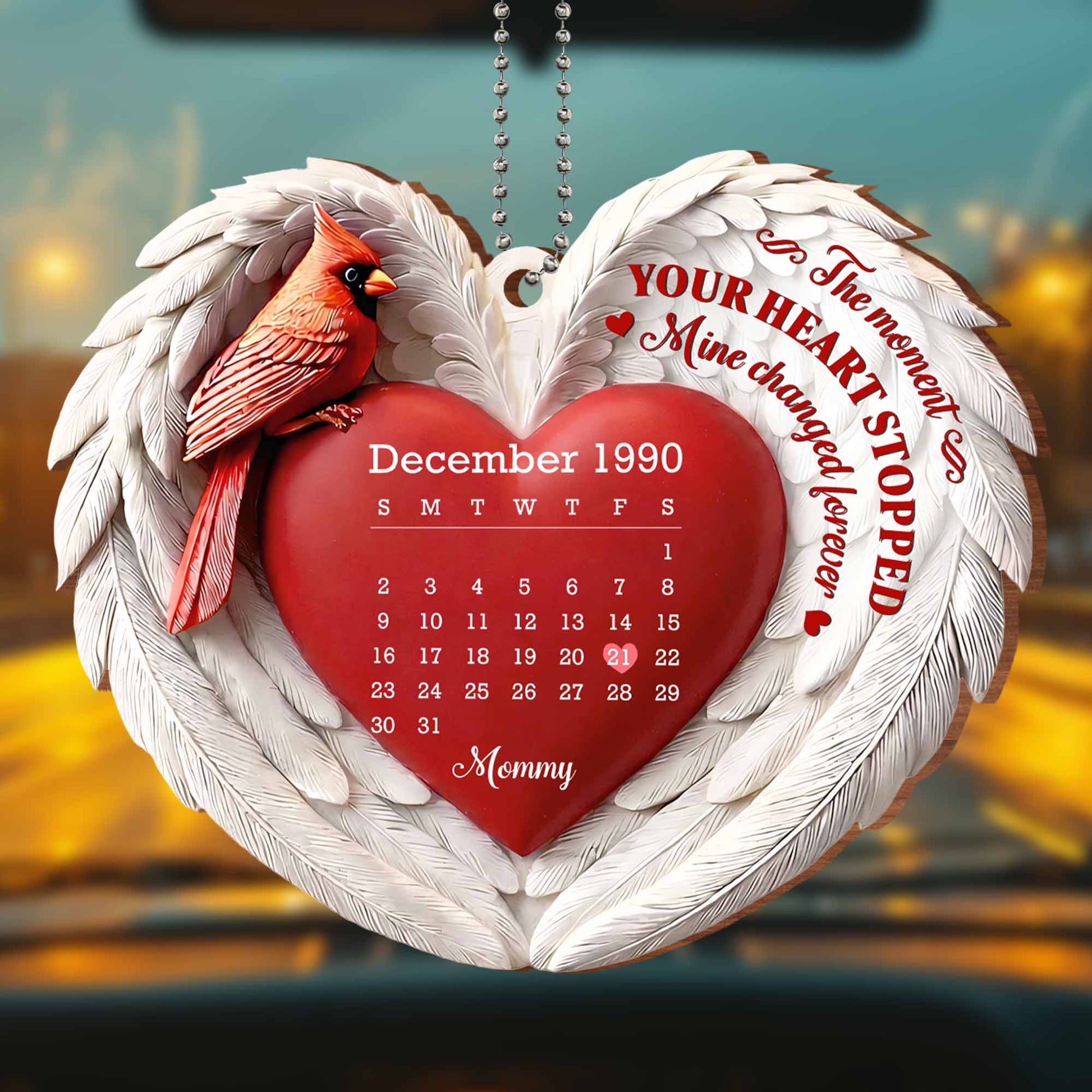 The Moment Your Heart Stopped, Wings and Heart Design