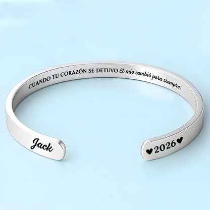 Cuando Tu Corazón Se Detuvo Bracelet With Hearts