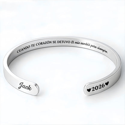 Cuando Tu Corazón Se Detuvo Bracelet With Hearts