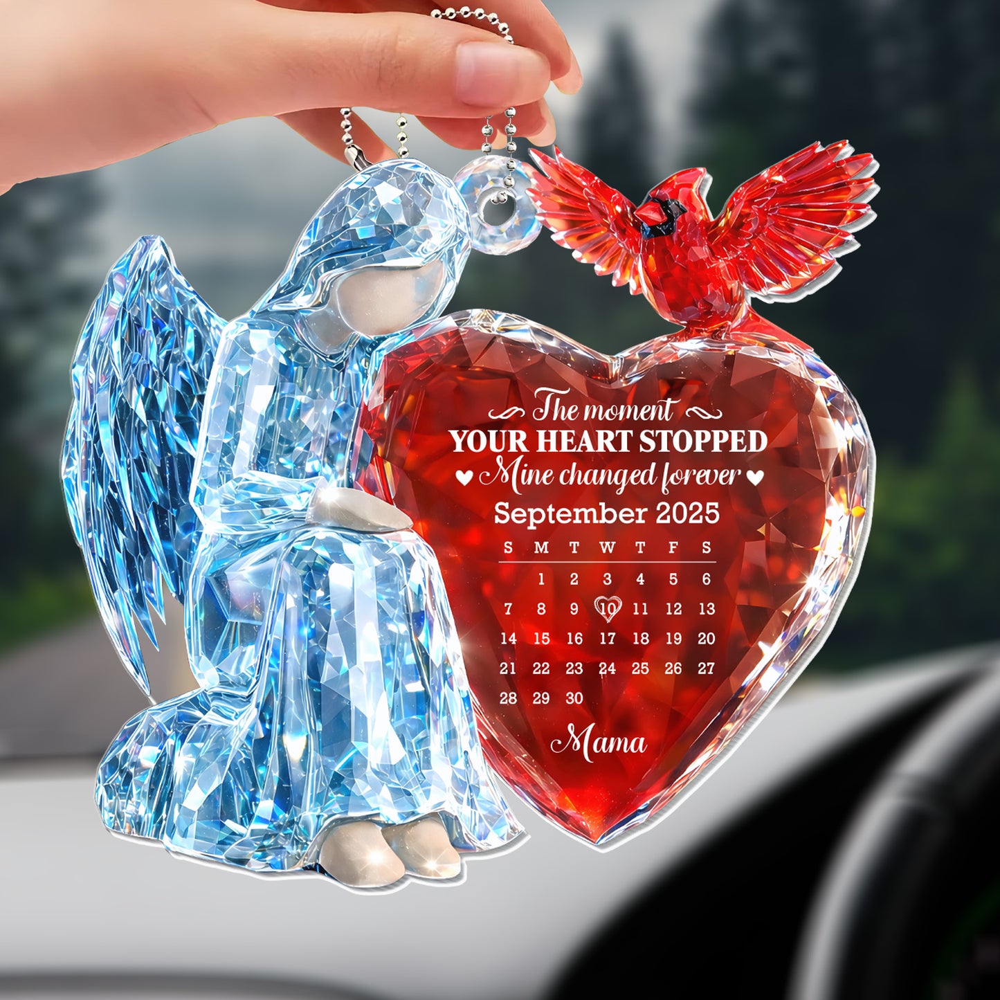 The Moment Your Heart Stopped, Angel And Heart Ornament