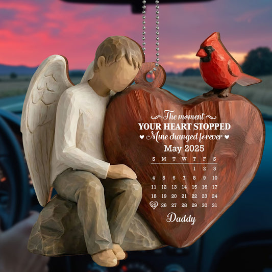 The Moment Your Heart Stopped, Angel And Bird Heart Design