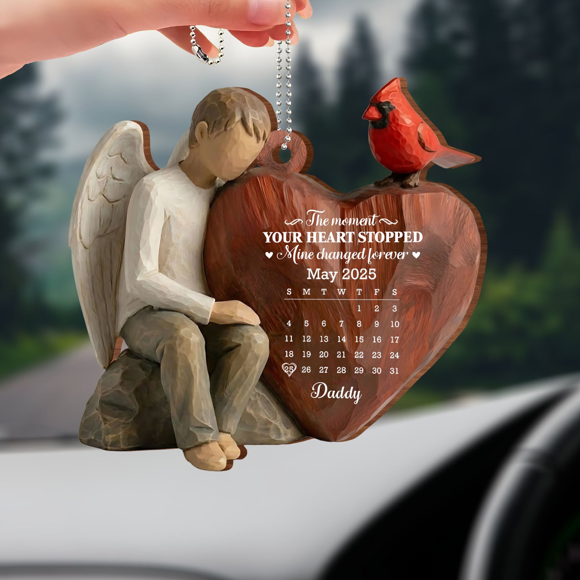 The Moment Your Heart Stopped, Angel And Bird Heart Design