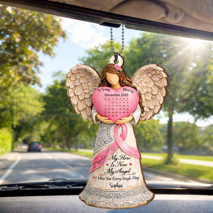 My Hero Is Now My Angel Memorial Ornament