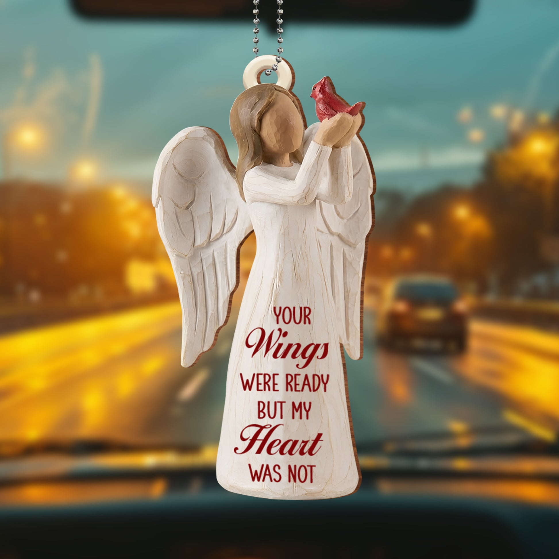Your Wings Were Ready, Angel Heart Ornament