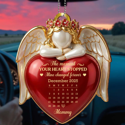 The Moment Your Heart Stopped, Angel Heart Calendar Ornament