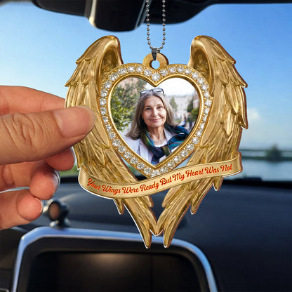 Your Wings Were Ready Heart Ornament