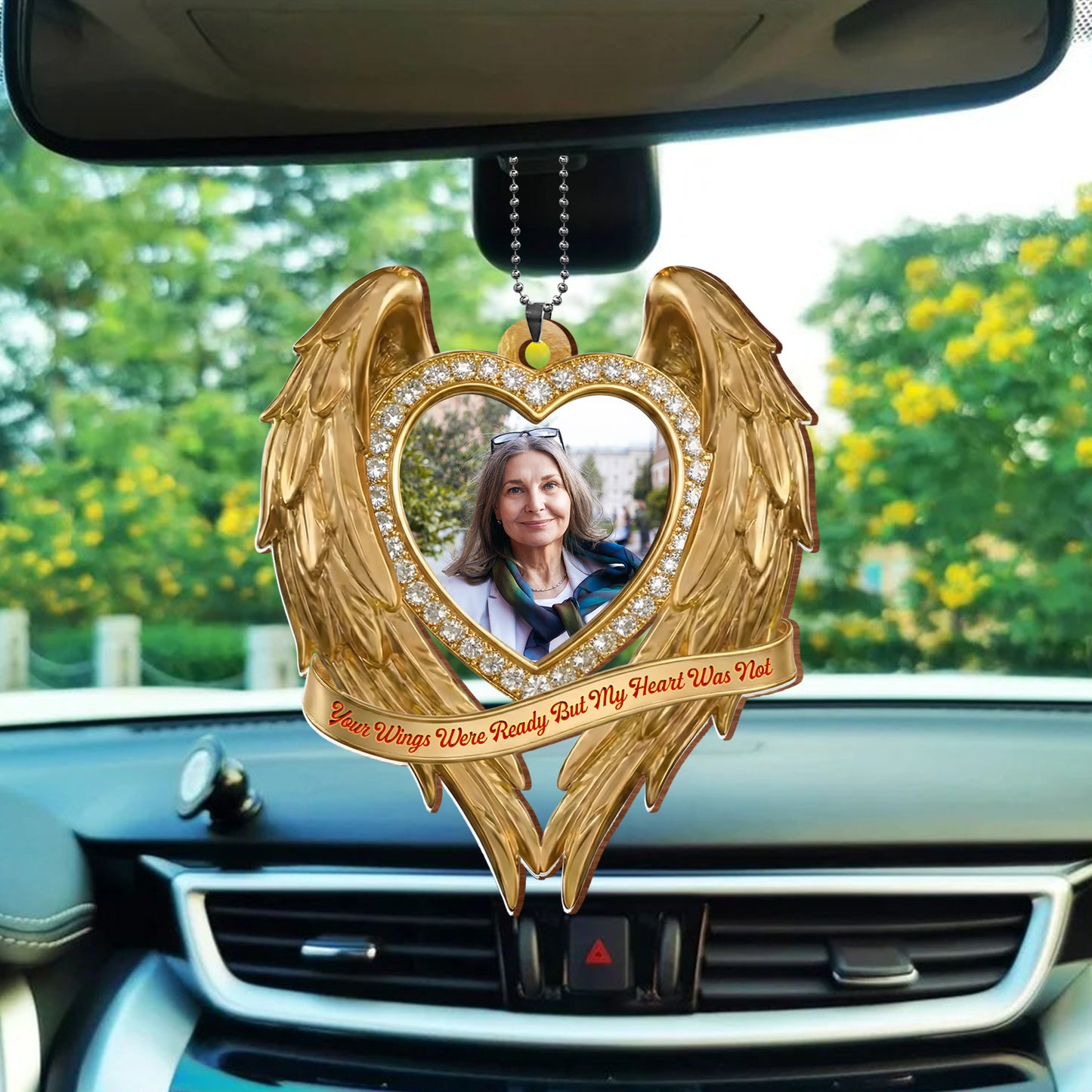 Your Wings Were Ready Heart Ornament
