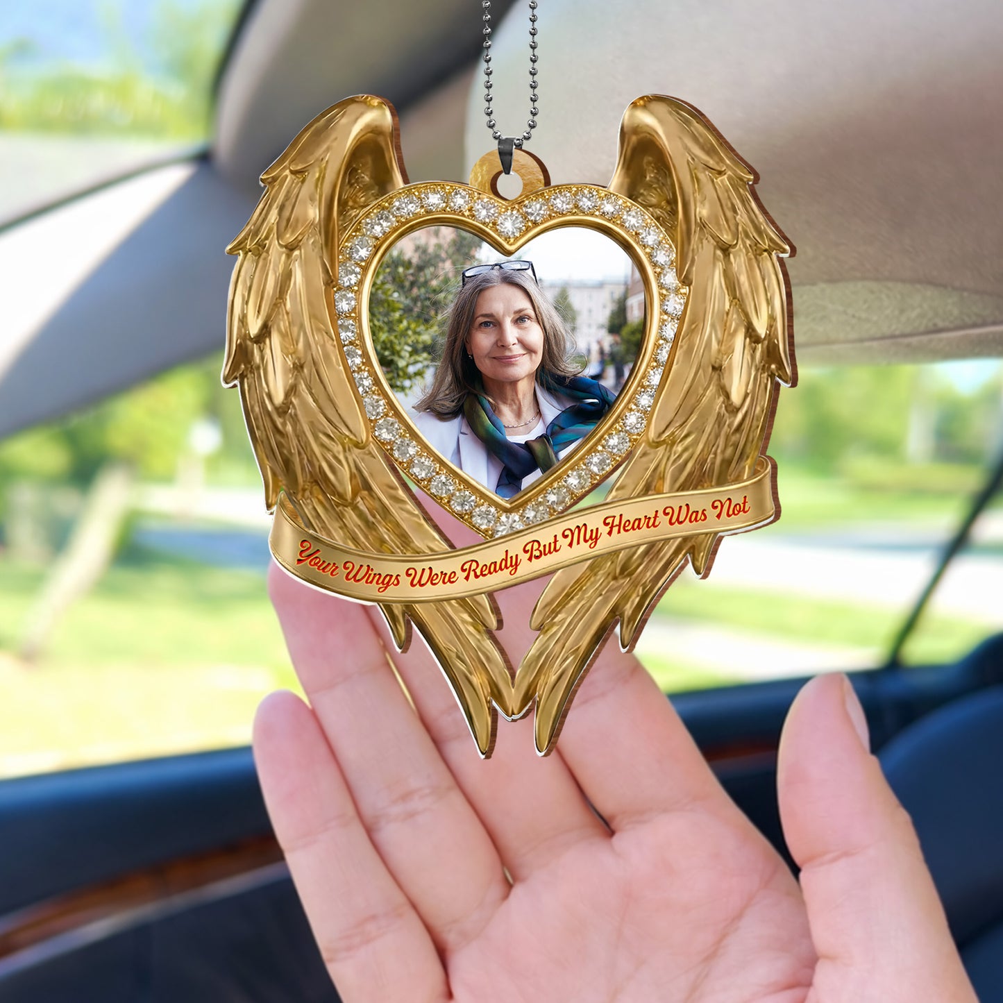 Your Wings Were Ready Heart Ornament