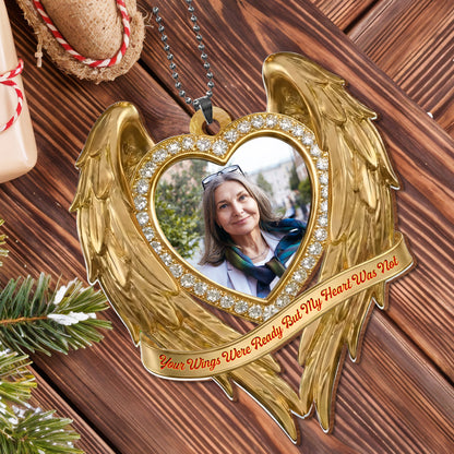 Your Wings Were Ready Heart Ornament